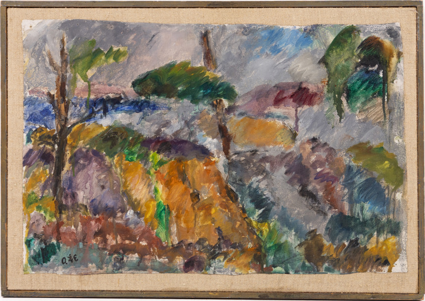 Anna-Lisa Ericsson, olja på duk, signerad, 57x40 cm