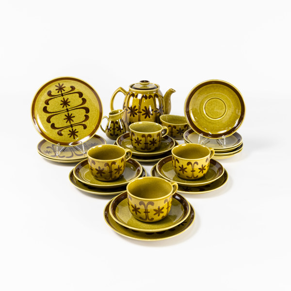 Teservis, 23 delar, "Valhall", Gefle