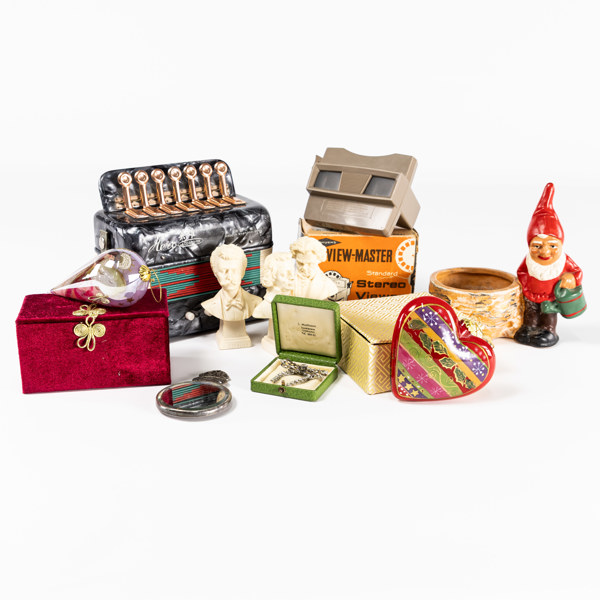 Miniatyrbyster, View-Master, m.m.