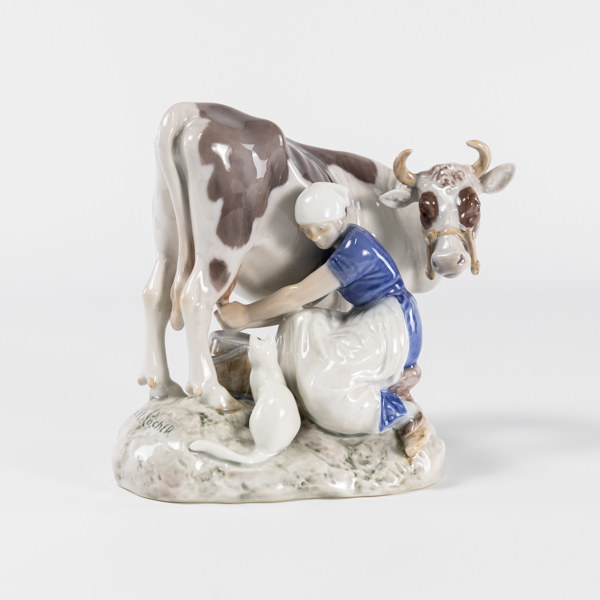 Axel Locher, figurin, nr 2017, B&G, höjd 20 cm