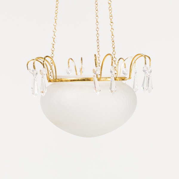 Ampel, med prismor, diameter 22 cm