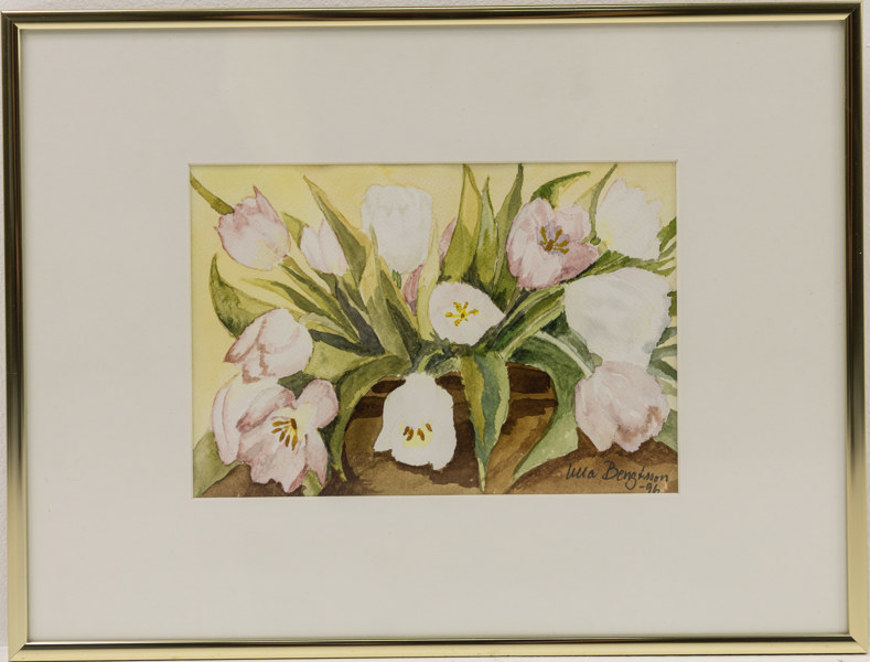 Ulla Bengtsson, akvarell, signerad, 41 x 31 cm