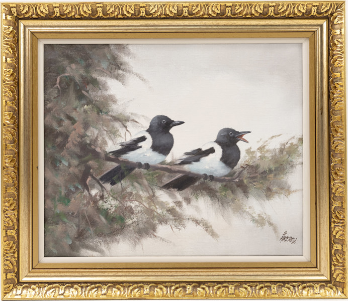 Pär Åkered, olja på duk, signerad, 59 x 51 cm