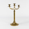 Kandelaber, trearmad, mässing, höjd 35 cm