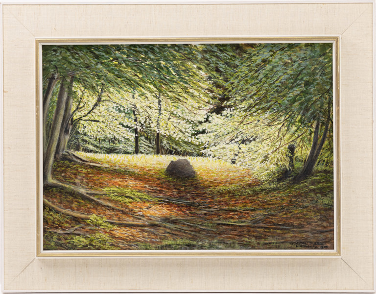 Gunnar Olsson, blandteknik, signerad, 65 x 50 cm