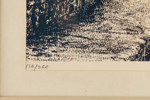 Ola Billgren, litografi, 136/260, signerad, 48x44 cm