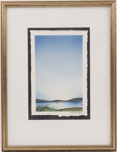 Stefan Ersson, litografi, signerad, 43 x 55 cm