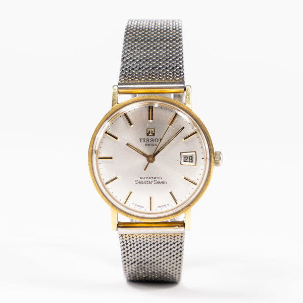 Tissot, Seastar Seven, 33 mm, manuell, 18k guld