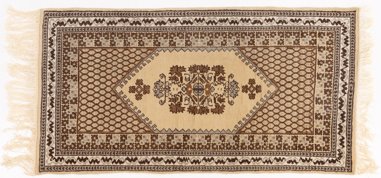 Handknuten matta, Tunisien, 136 x 74 cm