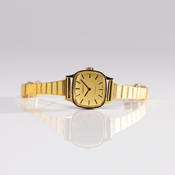 Tissot, Stylist, 22x20 mm, 18k guld, 70-tal