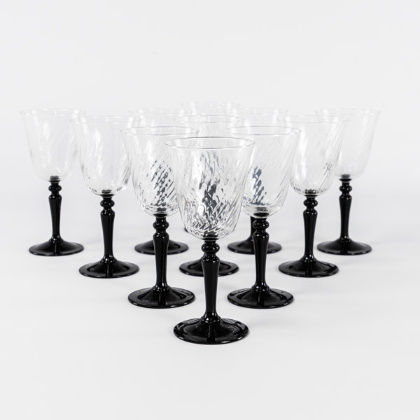 Vinglas, 11 st, Frankrike, höjd 18 cm