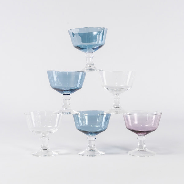 Dessertskålar, 6 st, höjd 10 cm