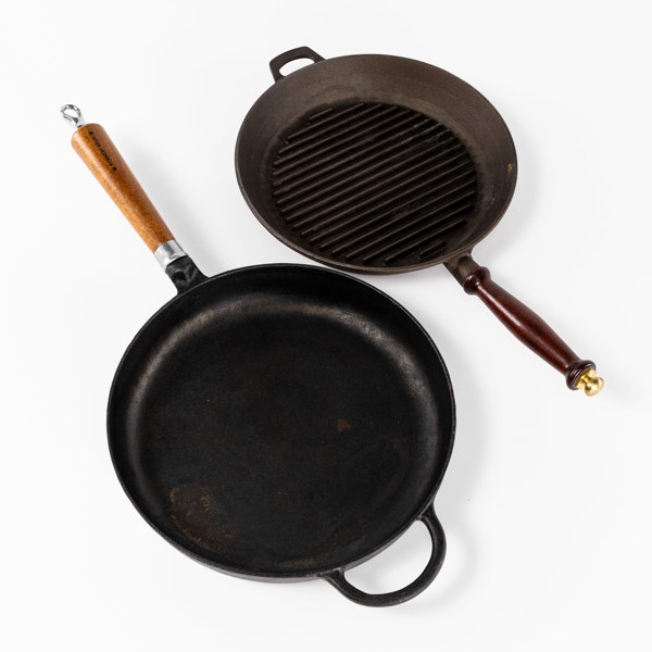 Stek- och grillpanna, Ronneby Bruk, Høyang-Polaris, största diameter 28,5 cm