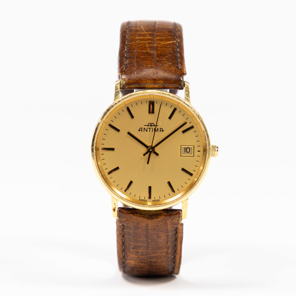 Antima, 33 mm, quartz, 18k guld