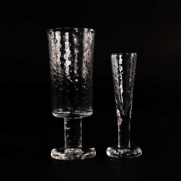 Göran Wärff, glasservis, 23 delar, "Rustica", Pukeberg