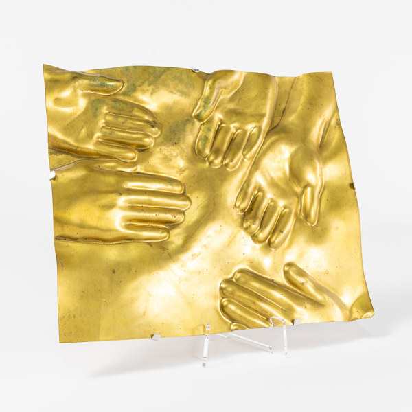 Barbro Bäckström, relief, 308/650, signerad, 28,5x23,5 cm