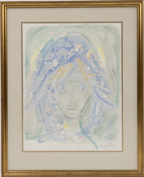 Ragnar Persson, litografi, signerad, numrerad V/XXV, 49 x 59 cm