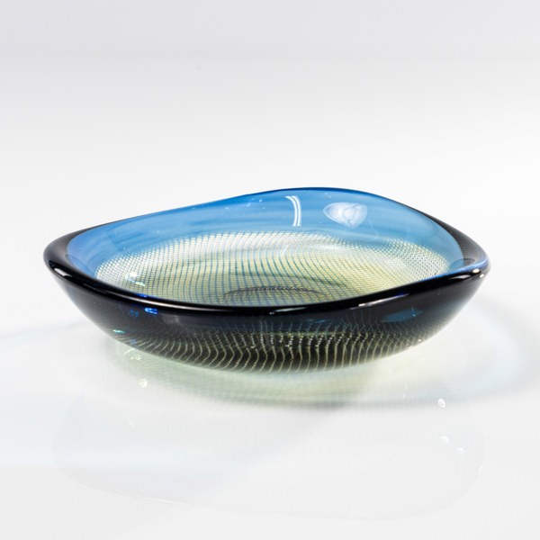 Sven Palmqvist, fat, "Kraka", signerad, Orrefors, Ø 23 cm