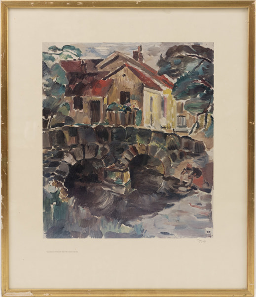 Jules Schyl, tryck, 17/300, 53 x 61 cm