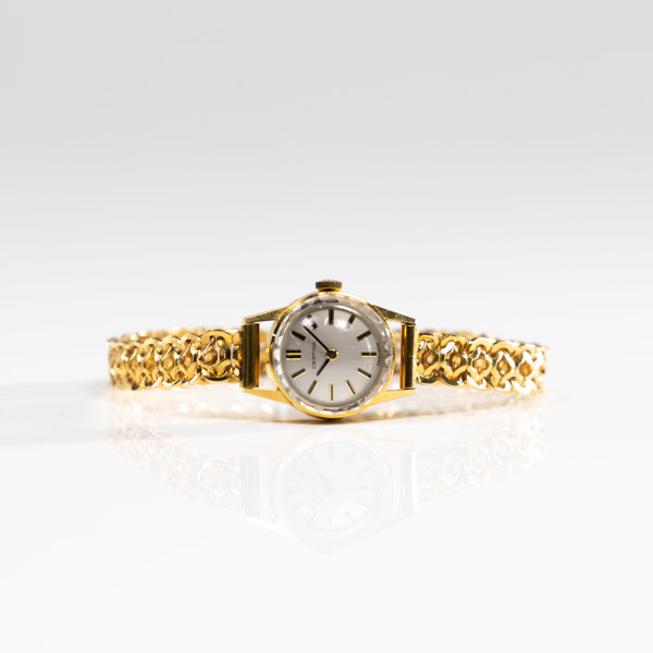 Certina, damarmbandsur, 18,5 mm, 18k guld, länk 18k guld