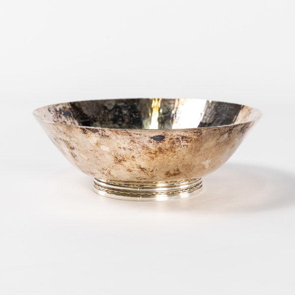 Eric Löfman, skål, silver, diameter 19 cm, vikt 436,4 gram