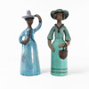 Figuriner, 3 st, Elbogen, högsta 37 cm