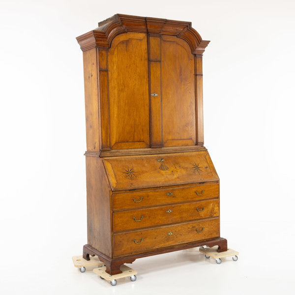 Skrivskåp, barock, 17/1800-tal, höjd 214 cm