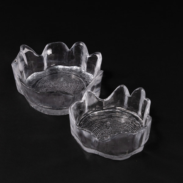 Bengt Edenfalk, skålar, 2 st, "Woodstock", Skruf