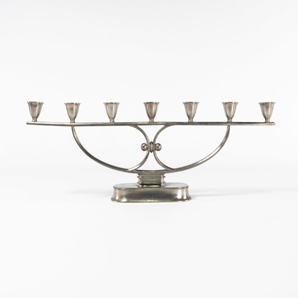 Just Andersen, ljusstake, tenn, bredd 54 cm