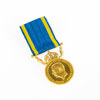 Förtjänstmedalj, 23k/18k guld diameter 27 mm