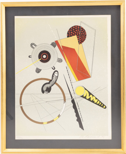 Olle Svanlund, litografi, signerad, numrerad 125/200, 57 x 70 cm