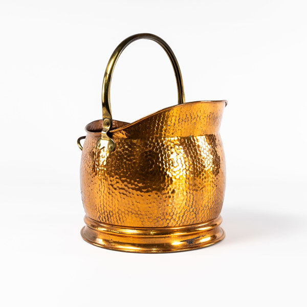 Kolhämtare, koppar, England, höjd 26 cm