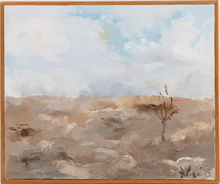 Richard Vogel, olja på duk, signerad, 47,5x40 cm