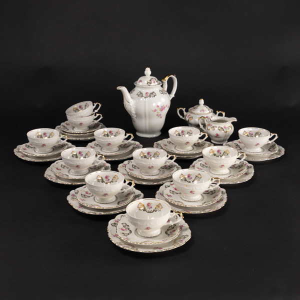 Kaffeservis, 38 delar, Schwarzenhammer