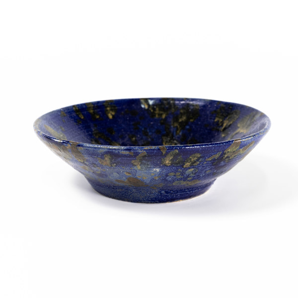 Skål, glaserat stengods, signerad, diameter 23 cm