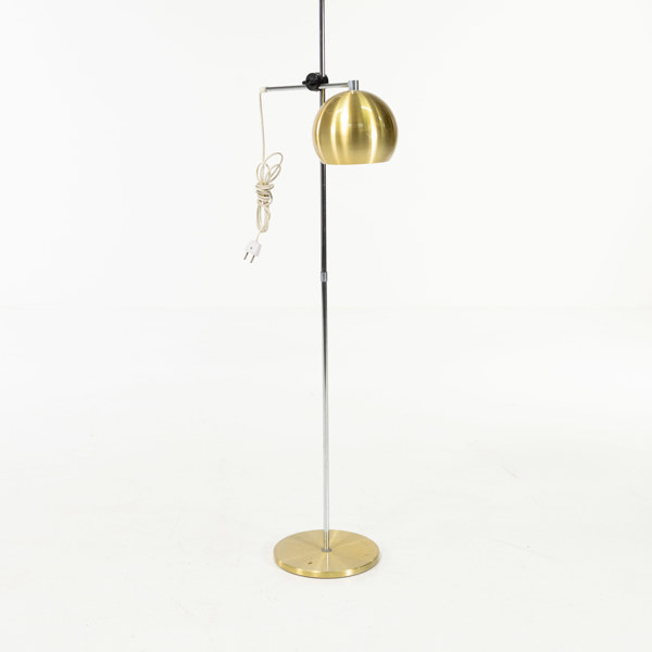 Golvlampa, metall, E.S. Horn A/S, höjd 131 cm