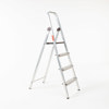Trappstege, 4 steg, aluminium, WM-Stege, höjd 145 cm