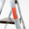 Trappstege, 4 steg, aluminium, WM-Stege, höjd 145 cm
