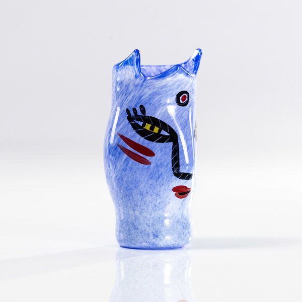 Ulrica Hydman-Vallien, miniatyr, "Open Minds", signerad, Kosta Boda