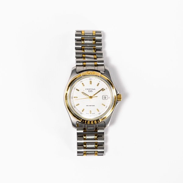 Armbandsur, Certina, DS, 40 mm, quartz, stål/guld