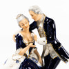 Figurgrupp, porslin, Royal Dux, höjd 18,5 cm