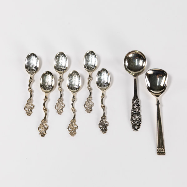 Silverskedar, 8 st, 78,6 gram