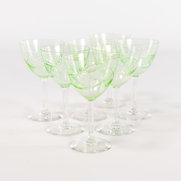 Vitvinsglas, uranglas, 7 st, höjd 13,5 cm