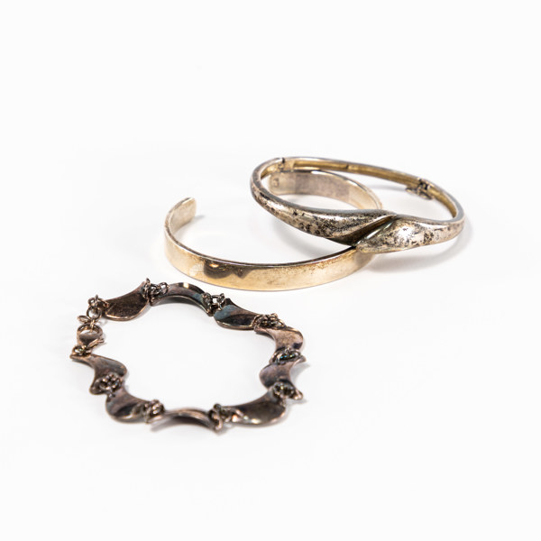 Armband, 3 st, sterlingsilver