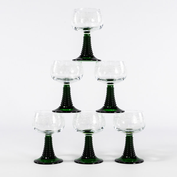 Remmare, 6 st, höjd 13,5 cm