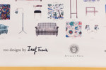 Affisch, "100 designs by Josef Frank", 72x103 cm