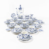 Kaffeservis, 44 delar, "Musselmalet", Royal Copenhagen