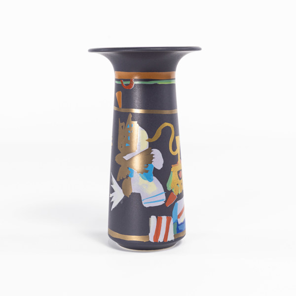 Gilbert Portanier, vas, porslin. Rosenthal, höjd 20 cm