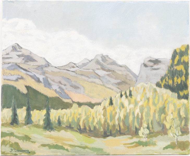 Bror Peterson, olja på duk, signerad, 61x50 cm