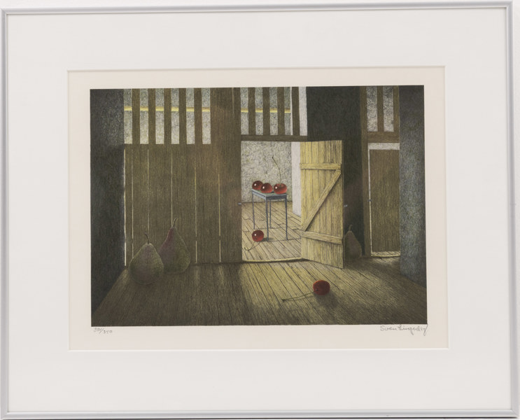 Sven Lingardsz, litografi, 301/350, signerad, 50,5x41 cm